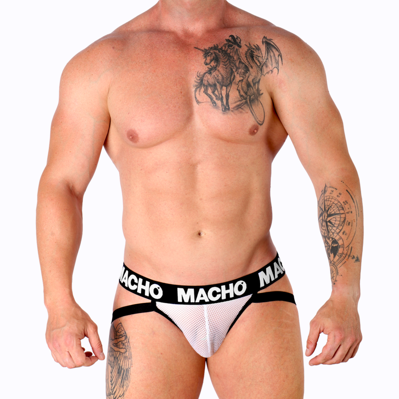 MACHO - MX26X1 JOCK REJILLA BLANCO S - Imagen 5