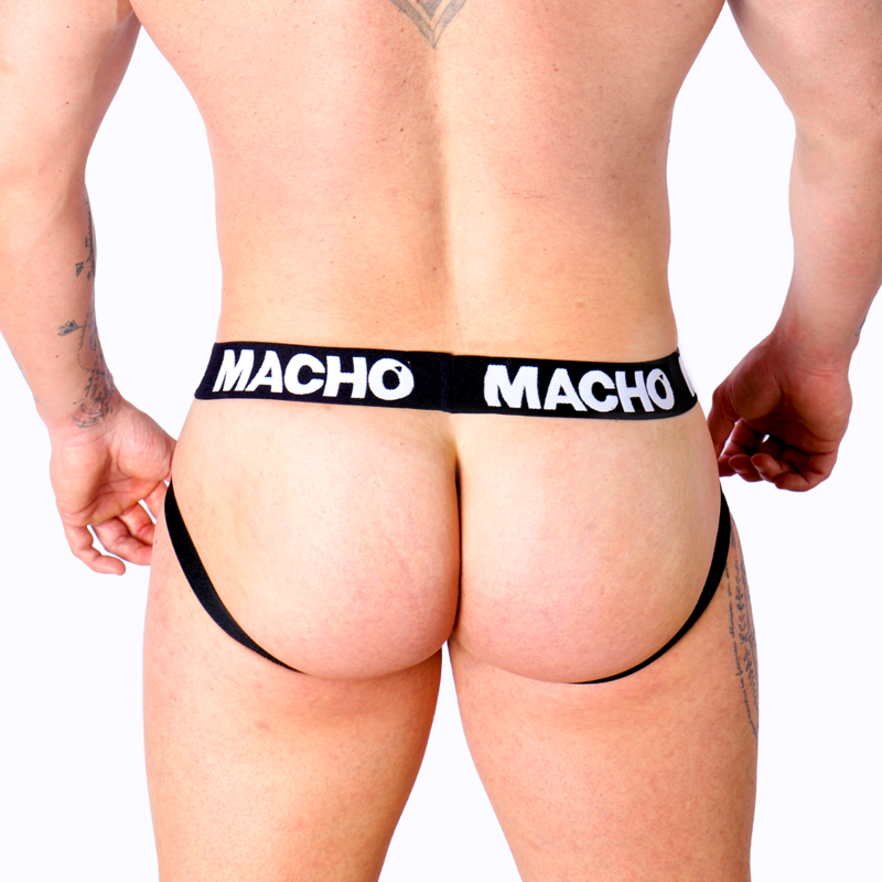 MACHO - MX25NC JOCK CUERO NEGRO - Imagen 6
