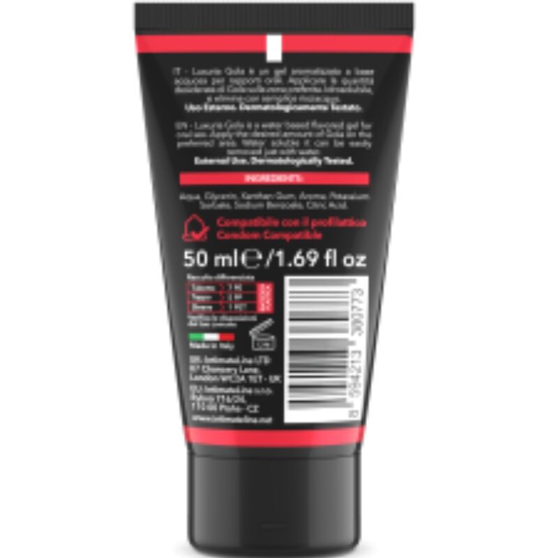 INTIMATELINE LUXURIA - GOLA GEL ORAL FRESA 50 ML - Imagen 3