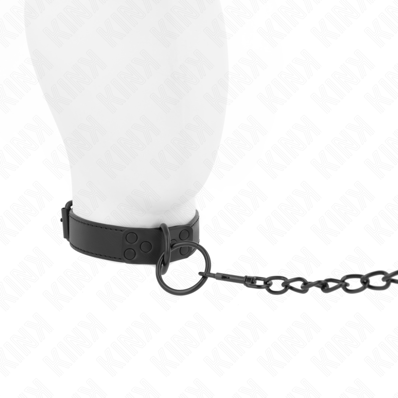 KINK - COLLAR CON CORREA 65 CM OSCURO AJUSTABLE 37-54 CM X 3 CM - Imagen 2