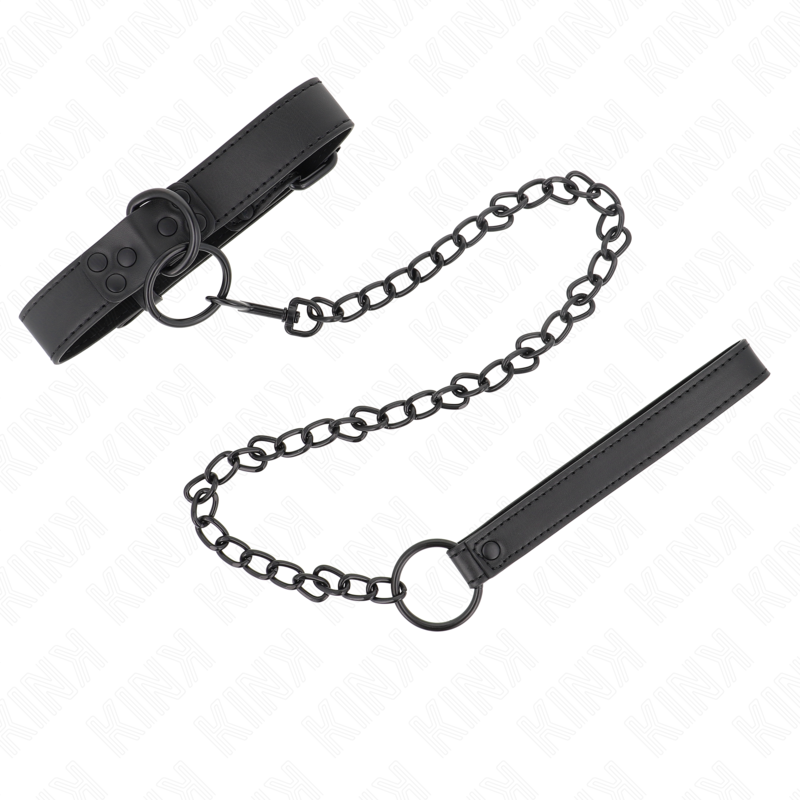 KINK - COLLAR CON CORREA 65 CM OSCURO AJUSTABLE 37-54 CM X 3 CM - Imagen 6