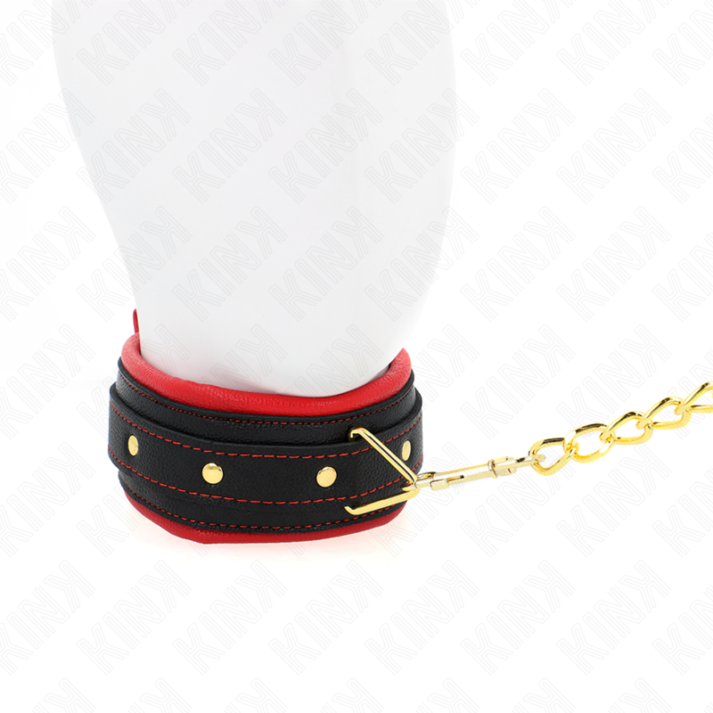 KINK - COLLAR CON CORREA DE TEJIDO LISO AJUSTABLE 33-48 CM X 5.7 CM - Imagen 2