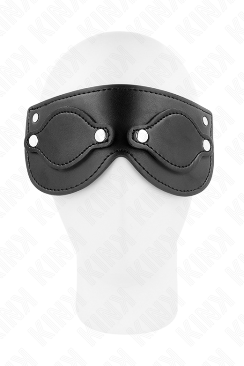 KINK – MÁSCARA DE POLIPIEL CON CUBIERTAS PARA OJOS DESMONTABLES 22 x 9 CM