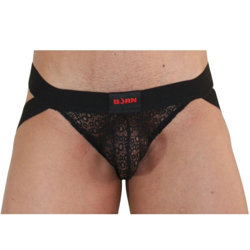 BURN - 005 JOCK LENCERO NEGRO S - Imagen 2
