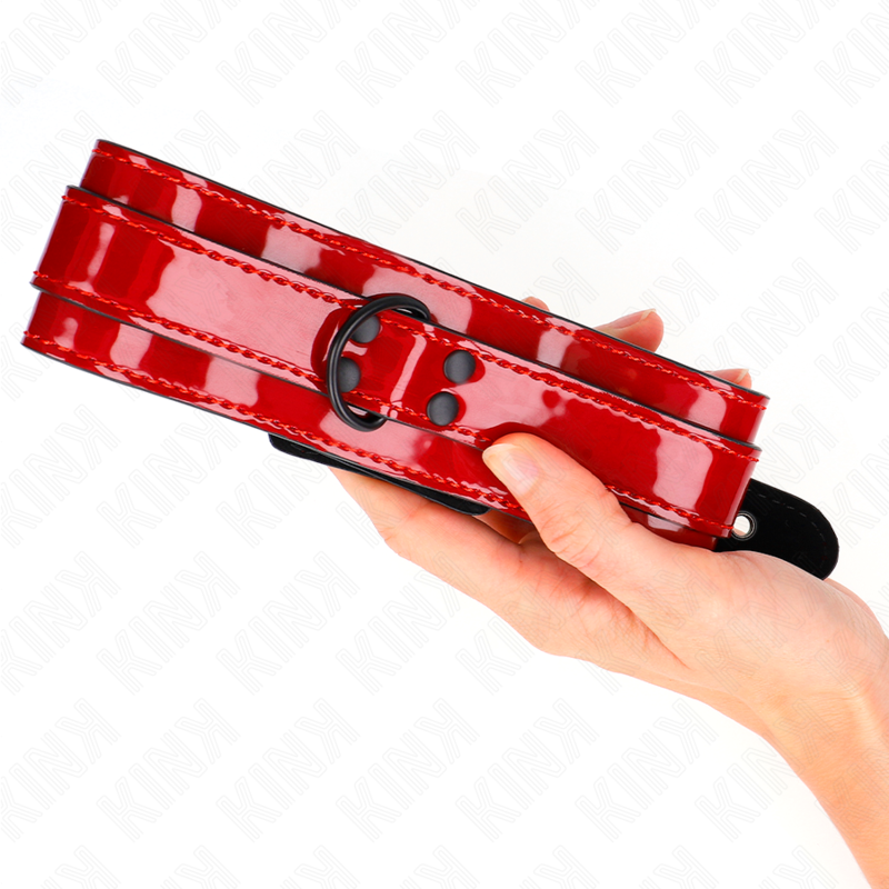 KINK - COLLAR AJUSTABLE ROJO VINO 37.5-49.5 CM X 5 CM - Imagen 2