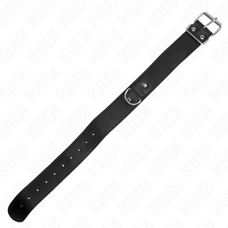 KINK - COLLAR CON CORREA 116 CM FINO NEGRO AJUSTABLE 32-50 CM X 8 CM - Imagen 3