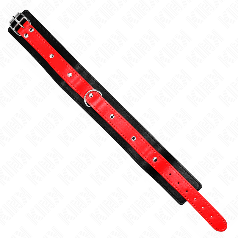 KINK - COLLAR CON CORREA 65 CM ROJO AJUSTABLE 36-43 CM X 5 CM - Imagen 4