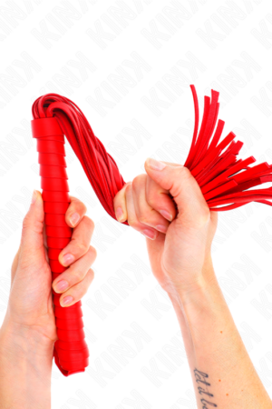 KINK - LÁTIGO CON MANGO TEXTURIZADO ROJO 48.5 CM