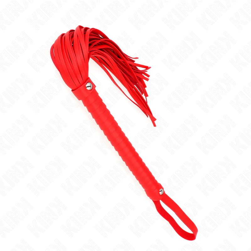 KINK - LÁTIGO CON MANGO TEXTURIZADO ROJO 48.5 CM - Imagen 4