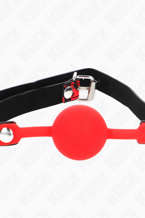 KINK – MORDAZA DE BOLA 4 CM DE SILICONA MODELO 2 60 x 2 CM