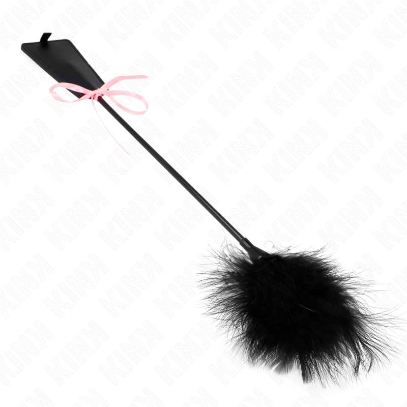 KINK - PLUMAS PARA COSQUILLAS CON LAZO DE CINTA ROSA 49 CM - Imagen 5