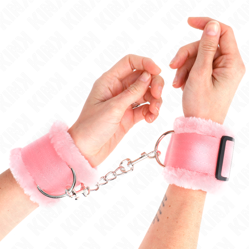 KINK – MUÑEQUERAS FORRADA ROSA AJUSTABLE 17-31 CM X 7 CM