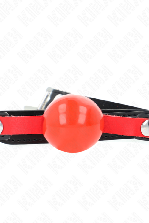 KINK – MORDAZA DE BOLA 4 CM SUAVE DE TPE MODELO 4 60 x 2 CM AJUSTABLE 37-52 CM
