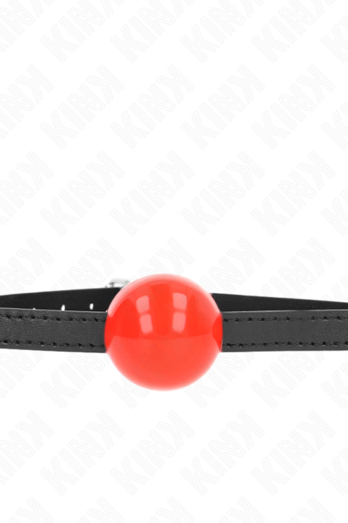 KINK – MORDAZA DE BOLA 4 CM SÓLIDA SIMPLE ROJO 65 x 1.5 CM