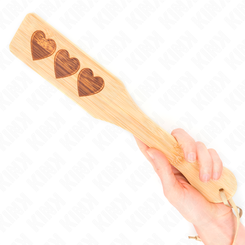 KINK – PALA DE BAMBÚ DISEÑO CORAZÓN 32 X 5.5 CM