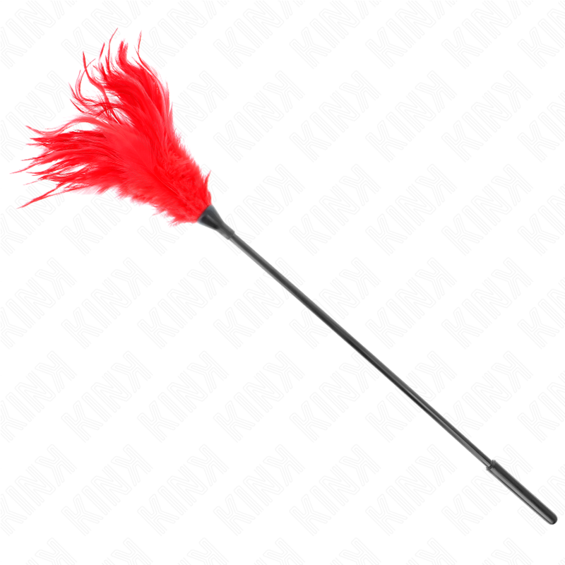 KINK - PLUMAS MÚLTIPLES PARA COSQUILLAS ROJO 45 CM - Imagen 3