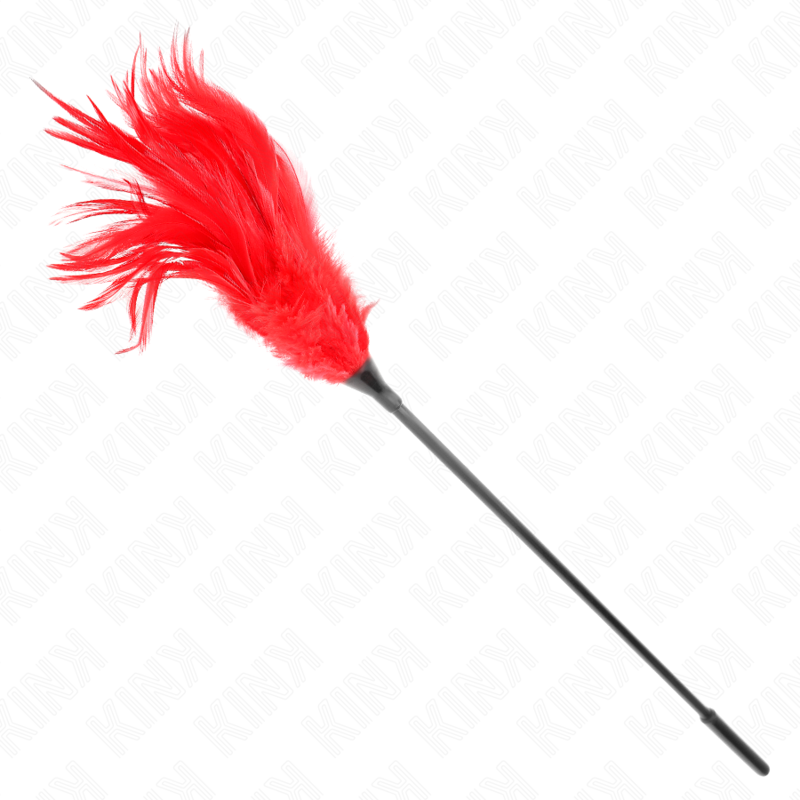 KINK - PLUMAS MÚLTIPLES PARA COSQUILLAS ROJO 45 CM - Imagen 5