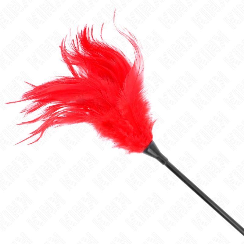 KINK - PLUMAS MÚLTIPLES PARA COSQUILLAS ROJO 45 CM - Imagen 4