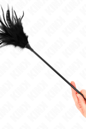 KINK - PLUMAS MÚLTIPLES PARA COSQUILLAS NEGRO 45 CM