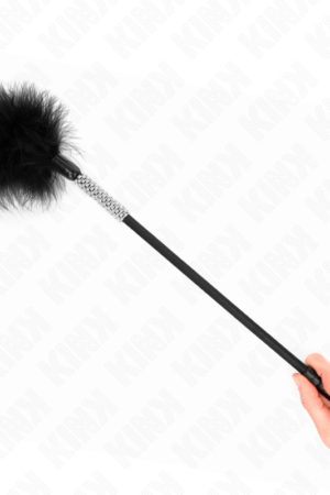 KINK - PLUMAS PARA COSQUILLAS CON MANGO DE DIAMANTES DE IMITACIÓN 50 CM