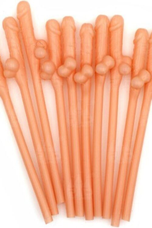 DIABLO PICANTE – 10 PAJITAS FORMA DE PENE