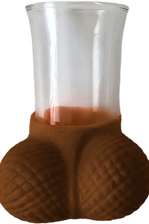DIABLO PICANTE – VASO CHUPITO CRISTAL CON HUEVOS MULATO