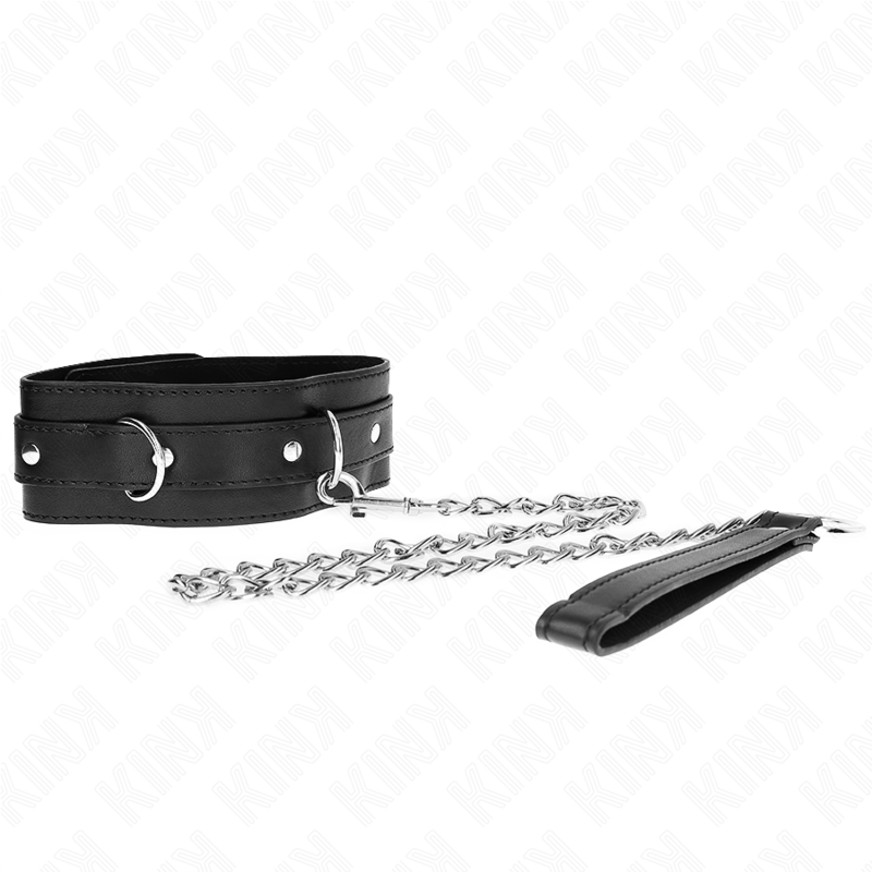 KINK - COLLAR CON CORREA 65 CM NEGRO 54 X 4.5 CM - Imagen 5
