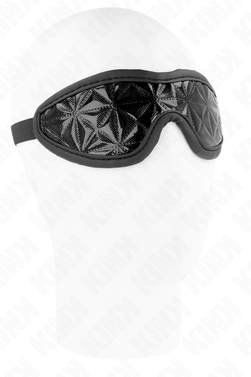 KINK – VENDA CON PATRÓN DE DIAMANTES NEGRO 20.5 x 6 CM