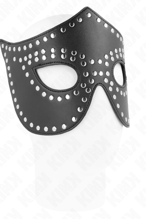 KINK – MÁSCARA DE POLIPIEL CON REMACHES MODELO 2 30 x 12 CM