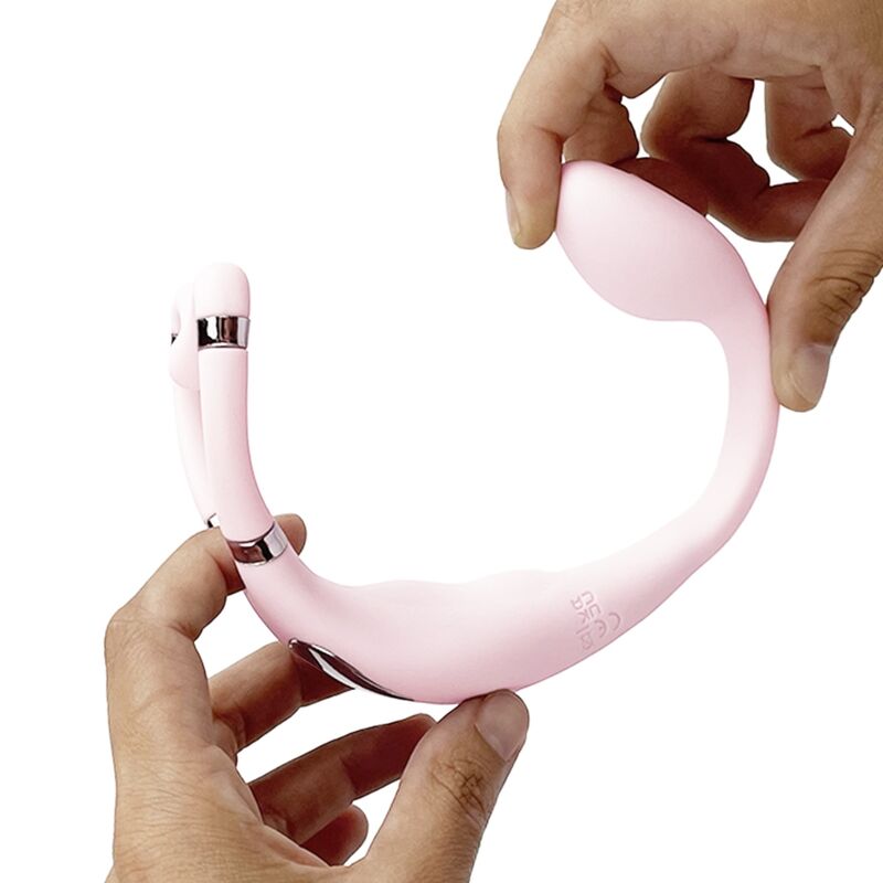ADRIEN LASTIC - VENUS DOBLE ESTIMULADOR CLÍTORIS & PUNTO-G APP GRATUITA ROSA - Imagen 8