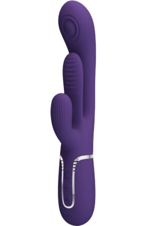 PRETTY LOVE - SHANIA TRIPLE VIBRADOR RABBIT MULTIFUNCIÓN MORADO