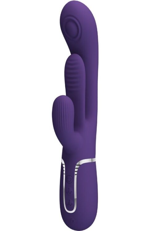 PRETTY LOVE – SHANIA TRIPLE VIBRADOR RABBIT MULTIFUNCIÓN MORADO