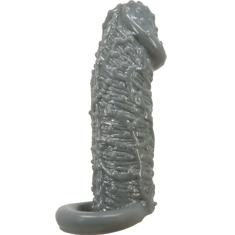 PRETTY LOVE - FUNDA REALÍSTICA ALARGADORA Y RETARDANTE PARA PENE MODELO 2 GRIS - Imagen 6