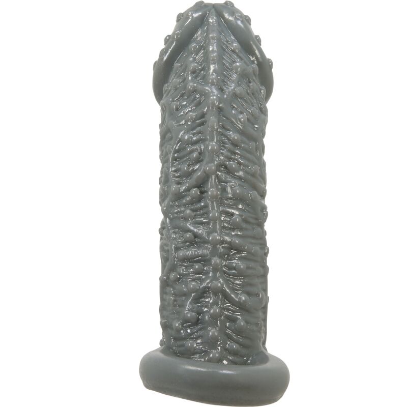 PRETTY LOVE - FUNDA REALÍSTICA ALARGADORA Y RETARDANTE PARA PENE MODELO 2 GRIS - Imagen 8