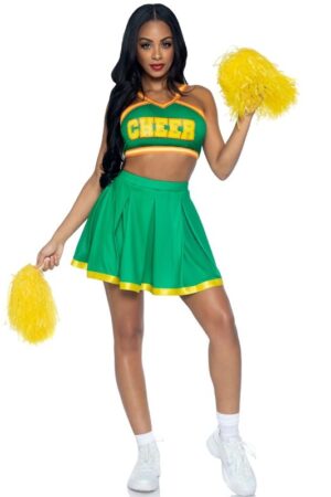 LEG AVENUE - DISFRAZ ANIMADORA VERDE S/M