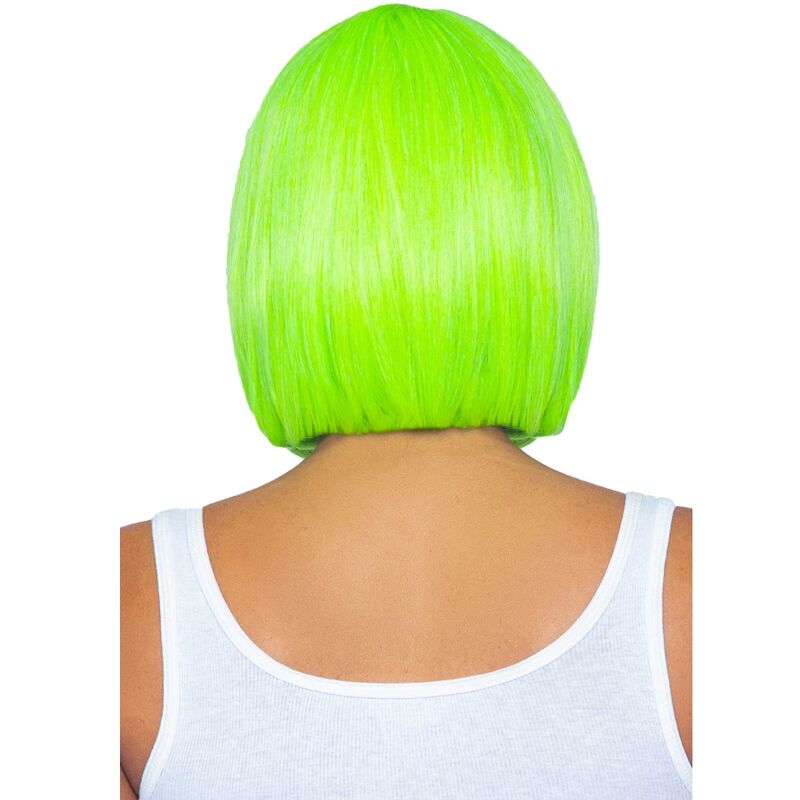 LEG AVENUE - PELUCA BOB FLUORESCENTE VERDE NEON - Imagen 3