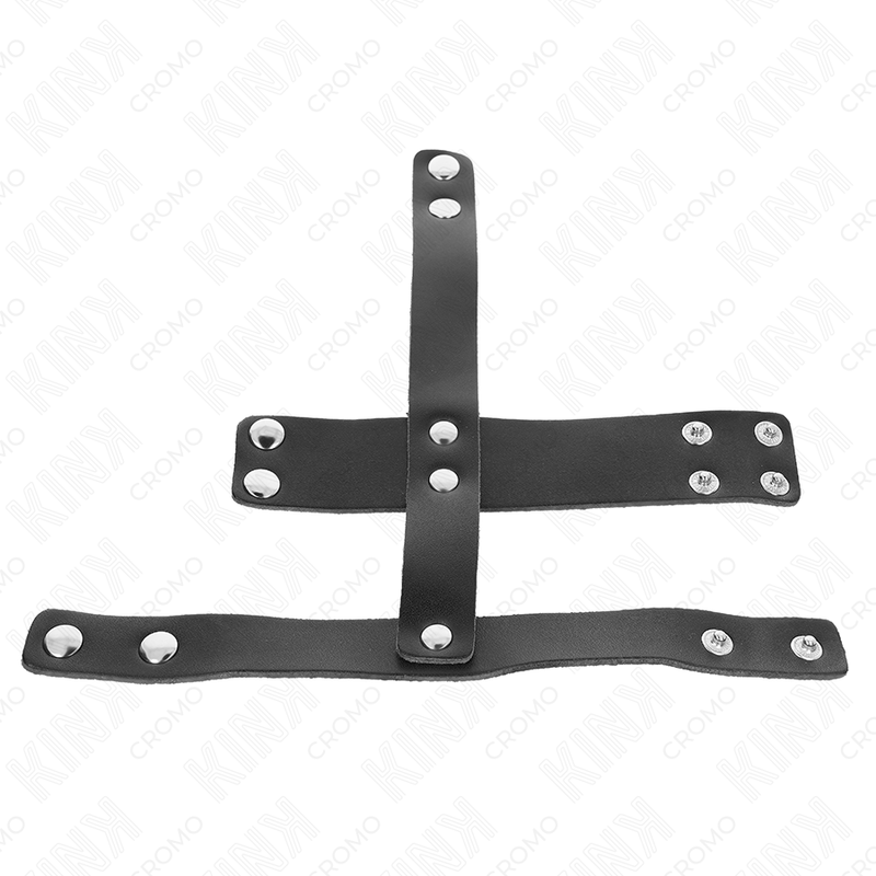 KINK - ANILLO JAULA PENE CUERO CON DIVISOR DE BOLAS AJUSTABLE - Imagen 2