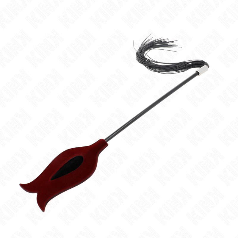 KINK - LÁTIGO DE BORLA DE SILICONA CON FORMA DE ROSA 45 CM - Imagen 3