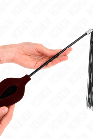 KINK - LÁTIGO DE BORLA DE SILICONA CON FORMA DE ROSA 45 CM