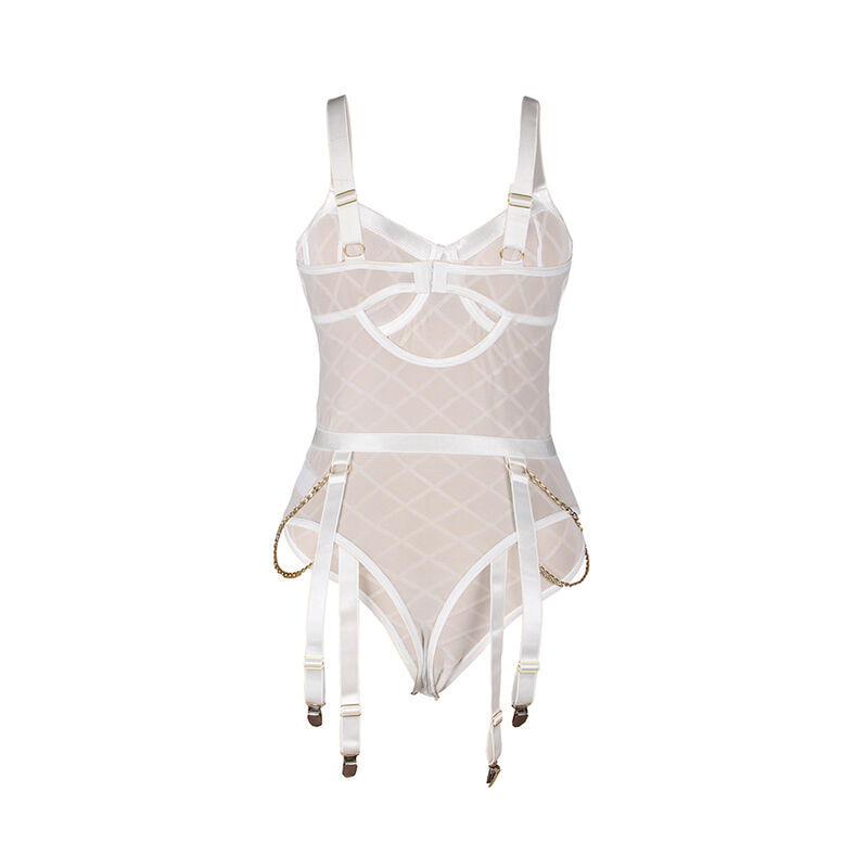 SUBBLIME - 954291 BODY CON CADENAS + LIGUEROS BLANCO L/XL - Imagen 2