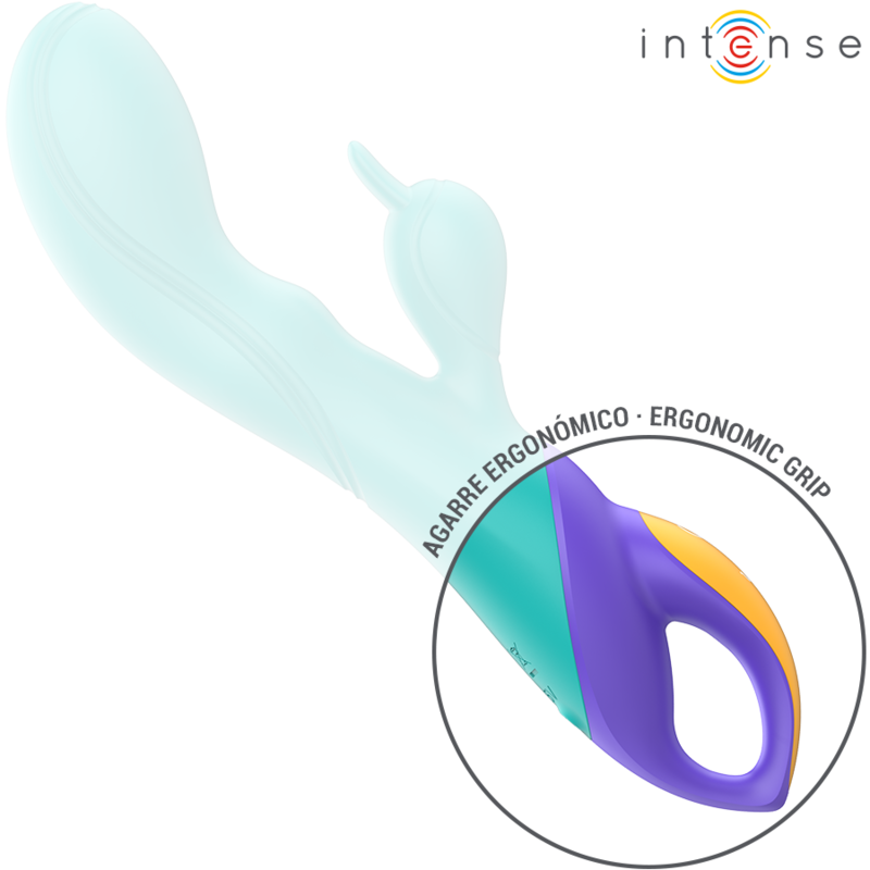 INTENSE - FRED VIBRADOR RECARGABLE RABBIT AZUL - Imagen 6
