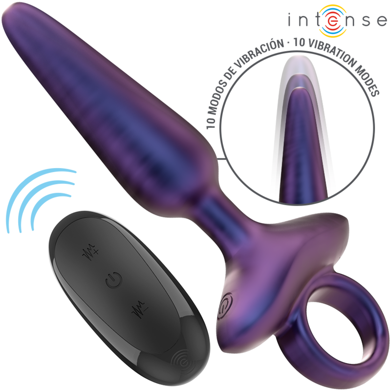 INTENSE - MARLON PLUG ANAL VIBRADOR MODELO 4 CONTROL REMOTO - Imagen 3