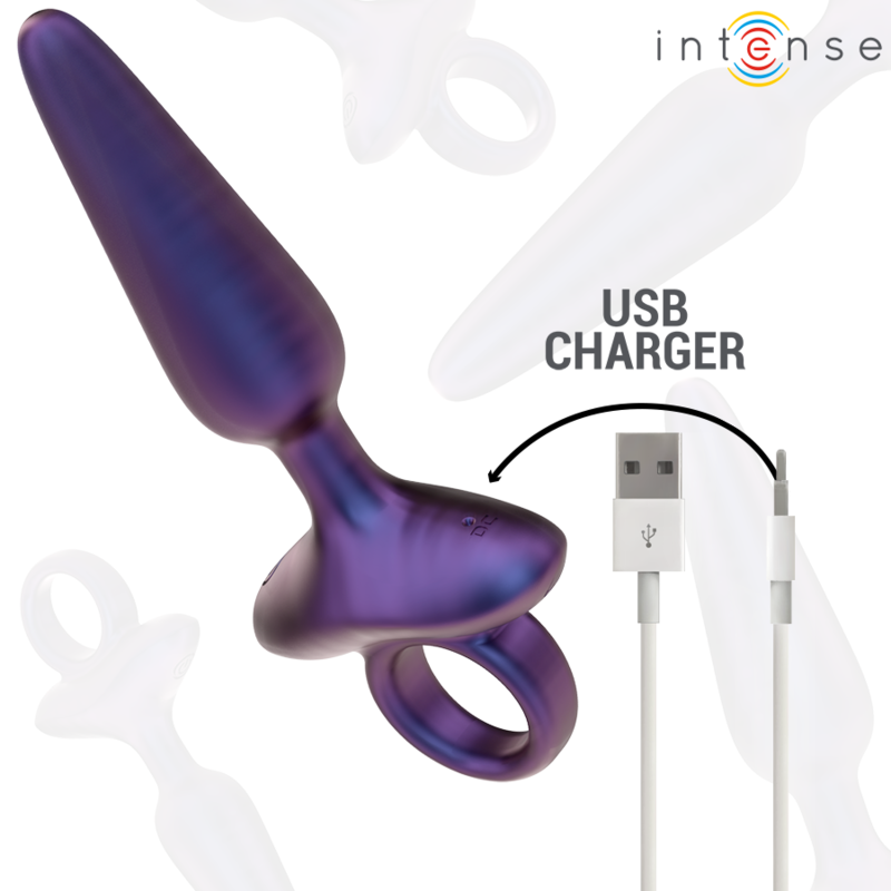 INTENSE - MARLON PLUG ANAL VIBRADOR MODELO 4 CONTROL REMOTO - Imagen 8