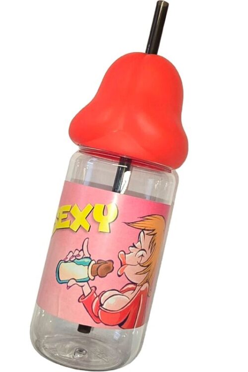 DIABLO PICANTE – BIBERÓN FORMA PENE 360 ML ROJO