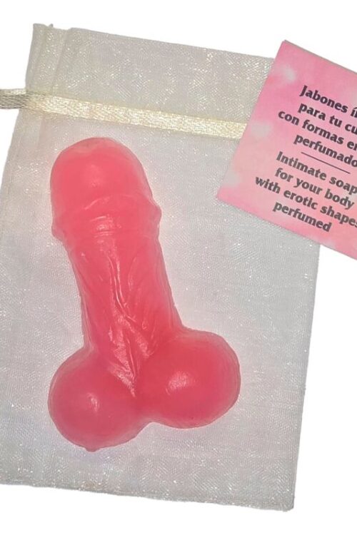 DIABLO PICANTE – JABÓN PERFUMADO FORMA PENE ROSA