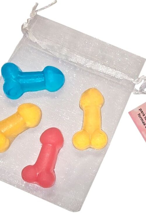 DIABLO PICANTE – 4 MINI JABONES PERFUMADOS FORMA PENE
