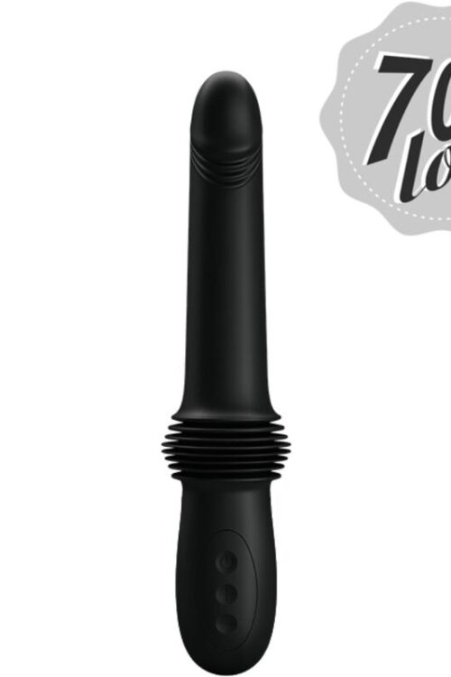 PRETTY LOVE – PAZUZU VIBRADOR 3 MODOS DE EMPUJE NEGRO