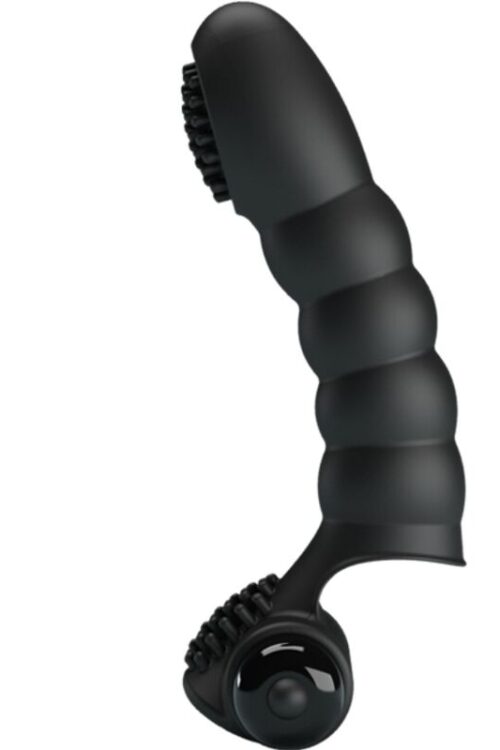 PRETTY LOVE – ALEXANDER VIBRADOR DE DEDO 10 VIBRACIONES NEGRO