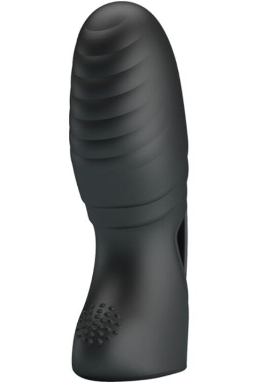 PRETTY LOVE – ALAN VIBRADOR DE DEDO SILICONA NEGRO