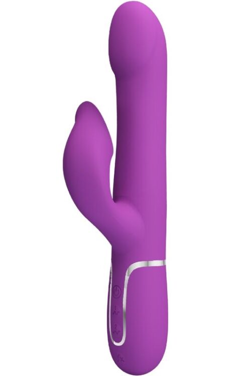 PRETTY LOVE – VIBRADOR & ESTIMULADOR MULTIFUNCIÓN 4 EN 1 MORADO